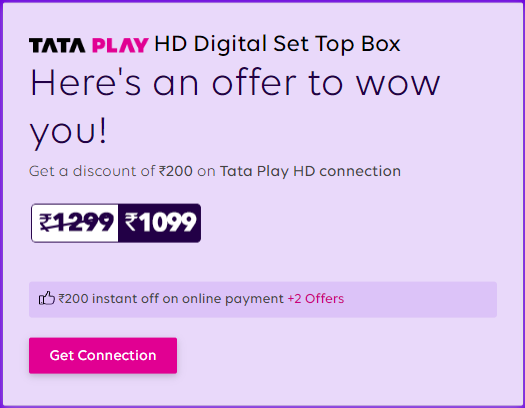 Tata Play Offers